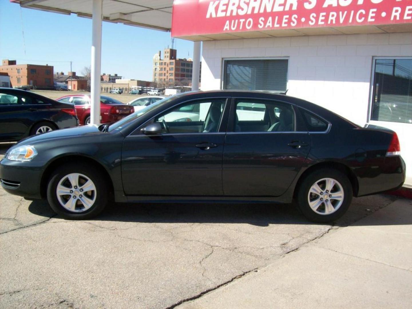 2014 Charcoal /Light Grey Chevrolet Impala LS (2G1WA5E3XE1) with an 3.6-Liter V6 Cylinder Engine engine, Automatic transmission, located at 220 West South St., Hastings, NE, 68901, (402) 461-3161, 0.000000, 0.000000 - Photo#2